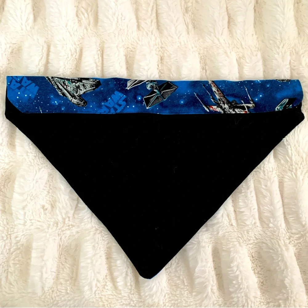 STAR WARS Dog Blue Bandana Scarf Bib Size Large